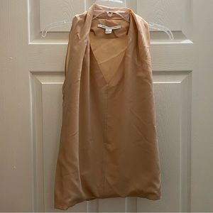 Diane von Furstenberg Reagan V-Neck Blouse Size Petite